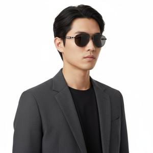 발렌시아가  선글라스 BB0115S 001 보잉 메탈 자외선차단