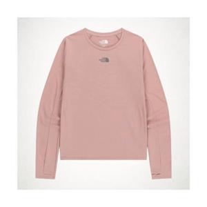 노스페이스 NT7TR81L 화이트라벨 여성 스텝업 긴팔 라운드티 GRAYISH PINK 1602243