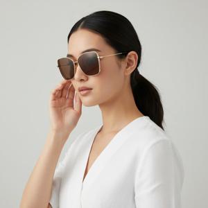 발렌시아가  선글라스 BB0196SA 002 아시안핏