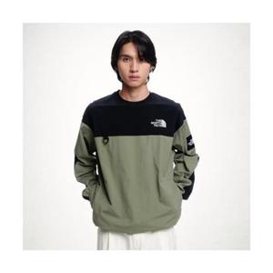 노스페이스 NM5MR57J 화이트라벨 알바니 EX 크루넥 LIGHT KHAKI 1602703