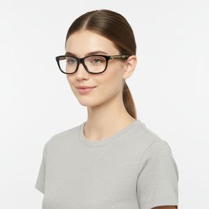 구찌  안경테 GG0315O 001 스퀘어 뿔테   안경