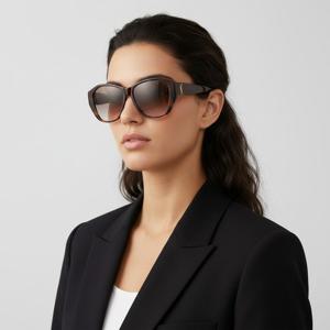 생로랑  선글라스 SL M8F 003 스퀘어 뿔테 자외선차단