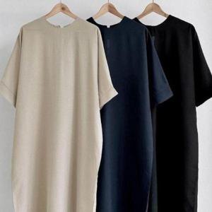 [옷은날개] 빅사이즈 의류 가오리 리본 끈 원피스 305P433S