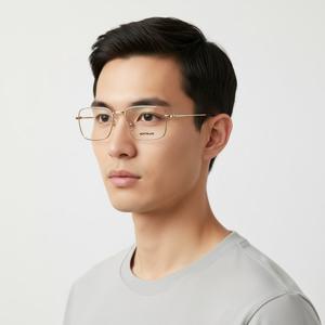 몽블랑  안경테 MB0212O 001 스퀘어 메탈   안경