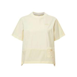 아이더반팔티 JQS DWM252161Y ON THE ROCK S (온더락 쉐도우) 여성 우븐 포켓 라운드 티셔츠 (BANANA CREAM)