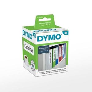 [문구] 다이모 라벨테이프 S0722480 59x190mm 화이트 대형레버아치파일라벨