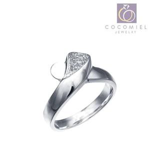 수공예은반지 커플 우정 실버반지 은반지 링 연인 패 하트하트R-65