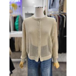 밸리걸 세이브존01 봄 여름 그물 집업 니트 가디건 825860