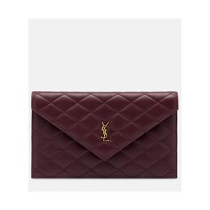 생로랑 Cassandre 퀼팅 레더 파우치 P01183427