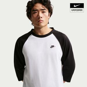 [나이키] 스포츠웨어 클럽 남성 3/4 슬리브 래글런 탑 IF0756-010