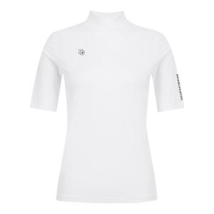 파리게이츠골프반팔티 NQC 521E2TI415_WH 여성 로고 모크넥 반팔 티셔츠