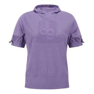 M 파리게이츠골프반팔티 NQC 521E2SR407_PP 여성 리본 커프스 후드 반팔 니트