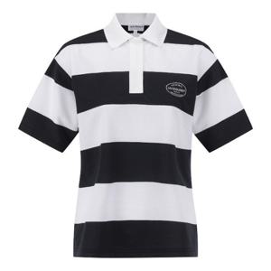 M 파리게이츠골프반팔티 NQC 521E2TSJ31_WH 여성 잭바니 스트라이프 칼라 티셔츠