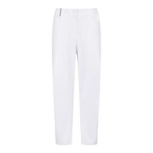 M 파리게이츠골프바지 NQC 521D2PF601_WH 여성 솔리드 사이드 밴딩 헴 핀턱 조거 팬츠