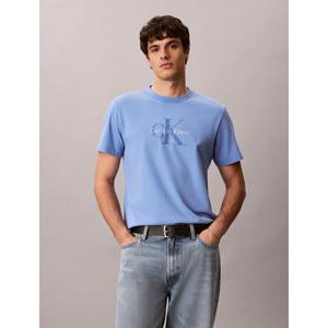 [캘빈클라인 진]남성 CK 빈티지 워싱 모노로고 반팔 티셔츠 블루 4RG832G (4RG832G-CG1)