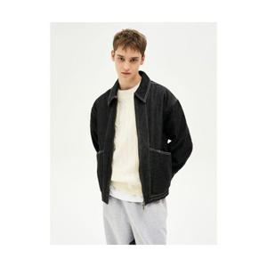 에잇세컨즈 8SECONDS 데님 드리즐러 자켓 블랙 425239LPL5 404685