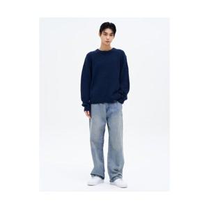 에잇세컨즈 8SECONDS 에센셜 와이드핏 데님 팬츠 스카이 블루 425121LPBQ 405874