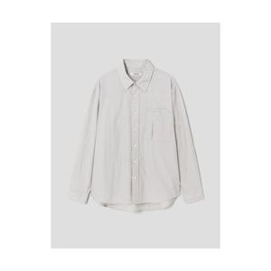 에잇세컨즈 8SECONDS 코튼 나일론 오버핏 셔츠 라이트 그레이 425364LY42 405907