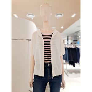 [숲]집업 반가오리 후드 반팔 가디건 SCRGD30