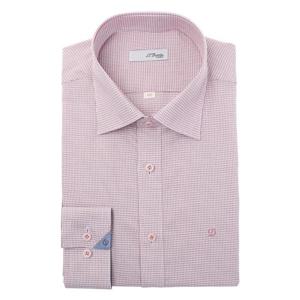 [에스티듀퐁(셔츠)]남성 텐셀 혼방 도비 체크 일반핏 긴팔 와이셔츠 SE6SM11LS115SPK