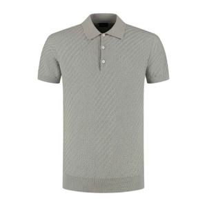 브리오니 니트 텍스처 폴로 반팔 티셔츠 UMR20O PAK221500