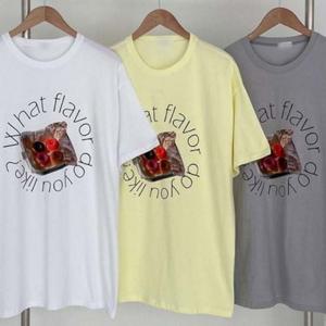 나염 의류 305O304S 도넛 빅사이즈 오버 반팔티