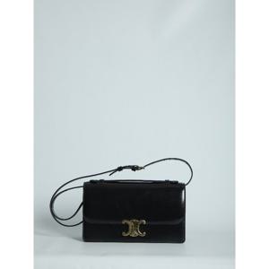 셀린느 트리옹프 미디엄 글로시 가죽 숄더백 L102U3D82 38NO