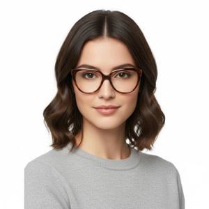 발렌시아가  안경테 BB0129O 002_N 캣츠아이 뿔테  안경