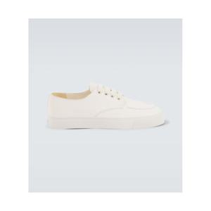 프라다 스웨이드 로우탑 스니커즈 P01008245