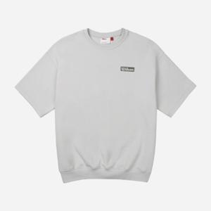 M 윌슨긴팔티 LQC W251001NHT21-LGR 파운데이션 숏슬리브 맨투맨