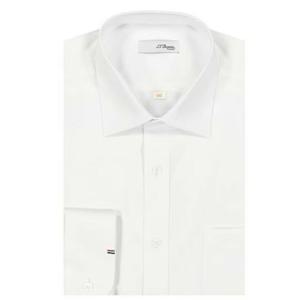 [듀퐁셔츠] 듀퐁셔츠 SE4FM11LS109SWH 스트라이프 도비 스트레치 일반핏 긴팔 셔츠 SE4FM11LS109