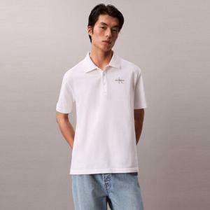 [캘빈클라인 진]남성 이지 모노로고 캐주얼 피크 폴로 티 4RF209G