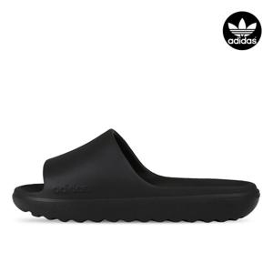 아디다스 아딜렛 루미아 남여공용 슬리퍼 코어 블랙 JP9580