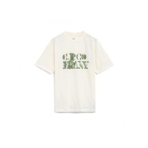 라프리마 CP컴퍼니 301 저지 블러 로고 티셔츠 블러드 18CMTS145A 006586W 103