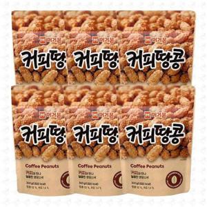 사무실간식 머거본 커피땅콩 60g 6개