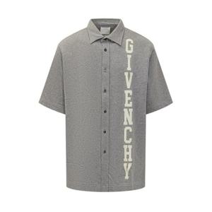 라프리마 지방시 GIVENCHY College 멜턴 셔츠 BM611J1YGT 055