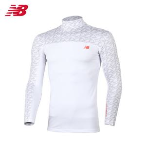 [NEWBALANCE] NBD4EB1095 베이스볼 카모 하프넥 언더셔츠(화이트)