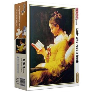 직소퍼즐 풍경 명화 책읽는 여인 1000피스 PL1221