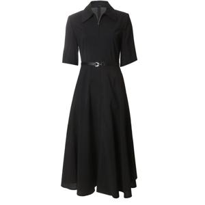 [지고트] 오픈 카라 집업 플레어 원피스[JR5E0OP093] JR5E0OP093