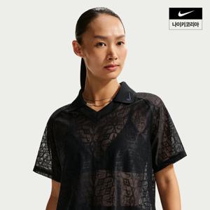 [나이키] 스포츠웨어 여성 루즈 레이스 폴로 저지 탑 IF0521-010