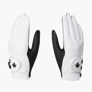 데상트골프장갑 GQC DQ12WFGL31-BWTG 여성 레인 양손 장갑 / Bright White