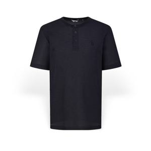 [헤지스 남성] 남성 TORAY 와플조직 헨리넥 티셔츠 HZTS6B503N2 HZTS6B503N2