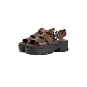 [공식][타미힐피거] 웬디 레더 웨지 샌들 (T52G1ASN450JT1GV0)