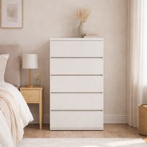 밀랑 플레인 서랍장 5단 600 속깊은 국내제작