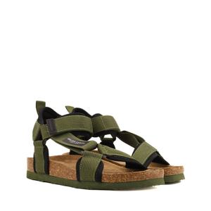 [PAJAR] [UNISEX] 레타 텍스타일 어퍼 루버솔 샌들 올리브 PJR-A00951+OLV