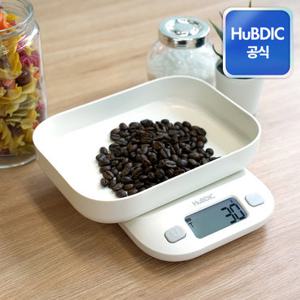 [GS특가] 휴비딕 디지털 정밀 주방 전자저울 1Kg 가정용 이유식 요리 베이킹 전용 트레이 포함