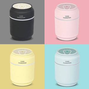 JSQ1709 캔 미니가습기/LED/USB/초음파/차량용가습기