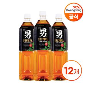 광동 헛개차 1.5L x 12병 (무/유라벨 랜덤발송)