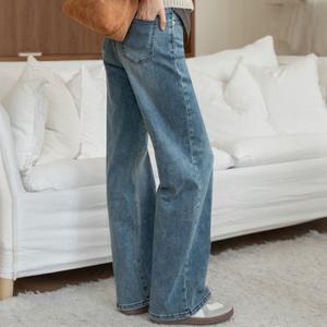 [캔마트] 쫀득 스판 일자 데님 팬츠