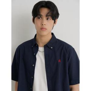 [빈폴멘] 옥스포드 반소매 셔츠  네이비 (BC6365C12R)